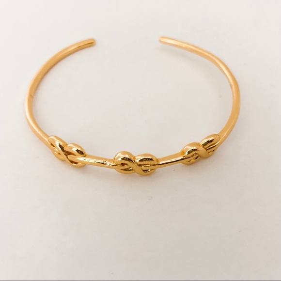 Gorjana Infinity Knot Cuff in Gold - Picture 3 of 5